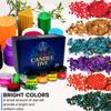 Candle Wax Dye for Soy Candle Making - 24 Popular Candle Dye Coloring Chips in Jars - Premium Candle Wax Coloring - Highly Concentrated Candle Chips Colors view 3