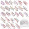 104 Pieces Iron-On Rhinestone Appliqu Letters, Embroidered Alphabet for Custom DIY Clothing, Bags, Shoes, Hats view 1