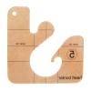 Funstreet Free Motion Quilting Templates for Machine Quilting with Non-Slip Grips (Style D) view 1