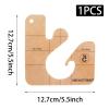 Funstreet Free Motion Quilting Templates for Machine Quilting with Non-Slip Grips (Style D) view 2