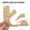 Funstreet Free Motion Quilting Templates for Machine Quilting with Non-Slip Grips (Style D) view 4