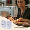 Jelly Roll Batting Strips 2 1/4inch x 100yd (2 Pack) - Cotton Blend Quilting Fabric for Sewing, Crafting & DIY Projects, Pre-Cut Wadding Rolls (White-1/4in 100Yd) view 4