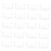 Parliky 20pcs DIY Candle Mold Plastic Wax Melt Box for Candle Making for Home Decor Durable Versatile view 1
