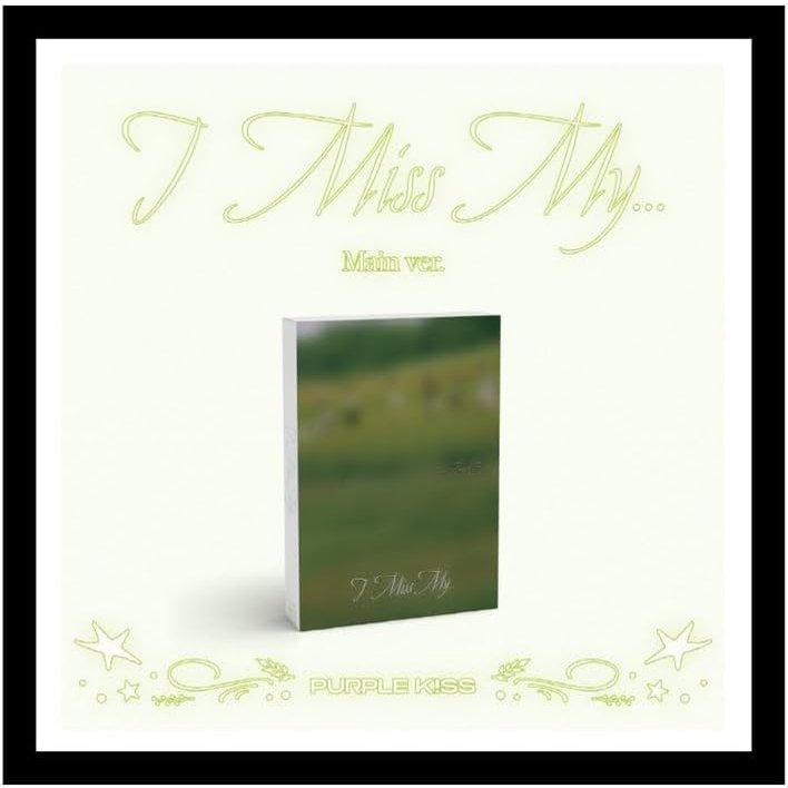 PURPLE KISS I Miss My... [MAIN ver.] 2nd Single Album+Folded Poster (+ 1 Folded Poster) + Extra photocards