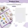 60 Sheets A5 6-Ring Blank Release Paper Binder Refill for Collecting Sticker Reusable Sticker Paper Pages Binder Insert Sheet for 6 Hole Stickers Organizer Binder Album Storage Book view 2