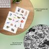 60 Sheets A5 6-Ring Blank Release Paper Binder Refill for Collecting Sticker Reusable Sticker Paper Pages Binder Insert Sheet for 6 Hole Stickers Organizer Binder Album Storage Book view 4