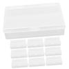 CVUTOVO 10Pcs Clear Portable Storage Cases for Playing Cards Rectangular Multi Use Boxes for Organizing Accessories Crafts and Items view 1