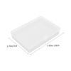 CVUTOVO 10Pcs Clear Portable Storage Cases for Playing Cards Rectangular Multi Use Boxes for Organizing Accessories Crafts and Items view 2