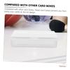 CVUTOVO 10Pcs Clear Portable Storage Cases for Playing Cards Rectangular Multi Use Boxes for Organizing Accessories Crafts and Items view 3