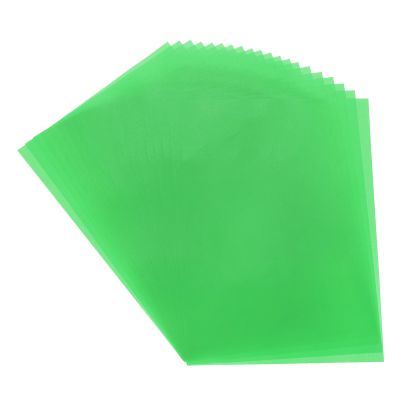 MECCANIXITY Colored Vellum Paper, 20 Sheet Green Transparency 11.7 x 8.2 Printable Vellum Paper, Translucent Vellum Sheets for Printing Wedding Invitations, Ink Jet Laser Printer