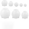 8 Pcs Ball Shaped Silicone Molds, One-Piece 3D Resin Molds, Ideal for DIY Crafts, Flower Preservation, and Home Decor Projects, view 1