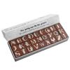 27 Pcs Wooden Alphabet Rubber Stamp Set, A-Z Letter Stamps for Card Making, DIY Crafts, Scrapbooking view 1