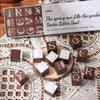 27 Pcs Wooden Alphabet Rubber Stamp Set, A-Z Letter Stamps for Card Making, DIY Crafts, Scrapbooking view 3