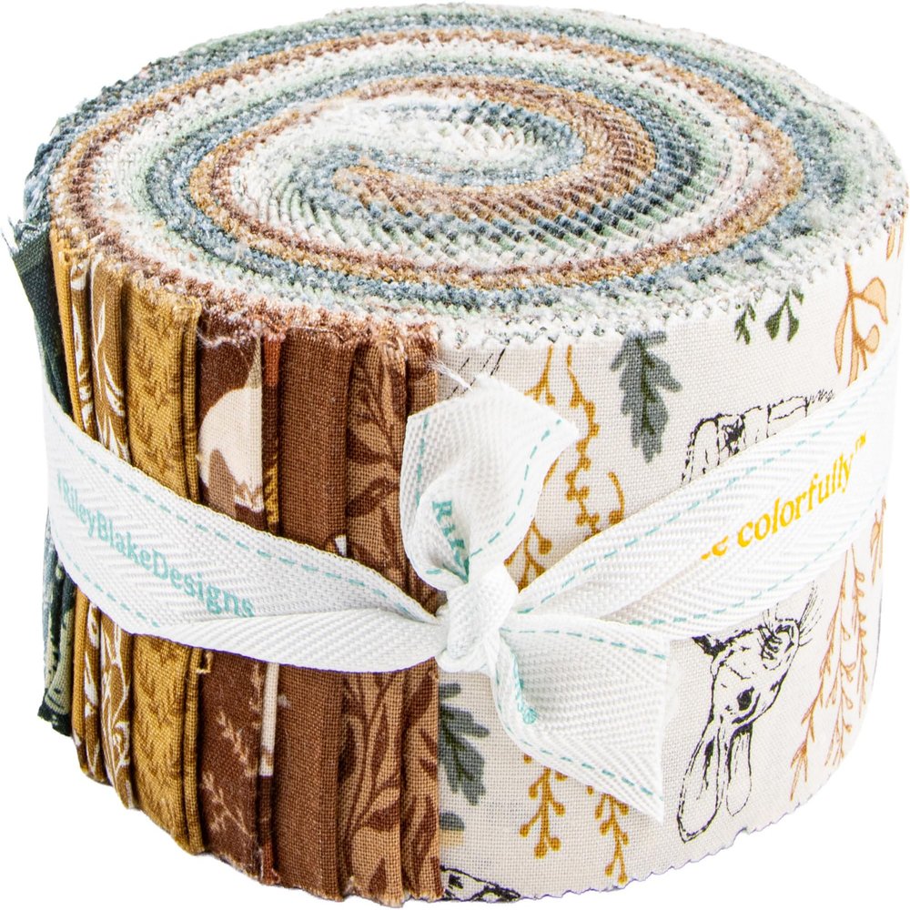 Casey Cometti Let's Wander Rolie Polie 40 2.5-inch Strips Jelly Roll Riley Blake Designs RP-16880-40