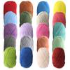 20PCS Cotton Yarn for Crocheting-Sport Weight Yarn, Multicolor Super Soft Milk Cotton for Knitting Crochet Baby Garments Hat Socks Scarf Toy Making view 1