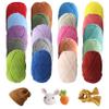 20PCS Cotton Yarn for Crocheting-Sport Weight Yarn, Multicolor Super Soft Milk Cotton for Knitting Crochet Baby Garments Hat Socks Scarf Toy Making view 2