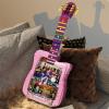 Guitar Building Block Set DIY Guitar House Building Brick Kit Musical Instrument Model for Music Lovers 1710PCS view 3