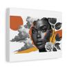 Artistic Canvas Wall Art, Modern Decor, Home Aesthetic, Unique Gift, Black Woman Decor, Symbolic Artwork view 2