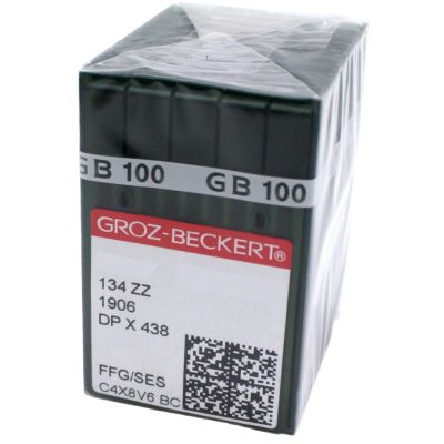 100 Groz-Beckert 134ZZ SY1906 Needles for Industrial Zigzag Sewing Machines-Size 18