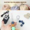 OJHVTCXD Electric Felting Needle Machine Kit, Wool Felting Tool, Speed Adjustable, Stroke 2cm, Easy to Change Needle, for DIY Wool Painting, Felted Craft Work view 4