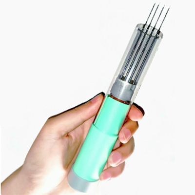 OJHVTCXD Electric Felting Needle Machine Kit, Electric Wool Felting Tool, Needle Felting Machine for Quick Felting, Wool Felt Craft Kit for Adults,Transparent Shell