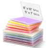 Leinuosen 10 Pack Photo Storage Box Set 5 Pcs 8"x10" and 5 Pcs 5"x7" Plastic Photo Organizer with Snap Tight Latch Large Picture Container for Postcard Scrapbook Paper Crafts Office Document Supplies view 1