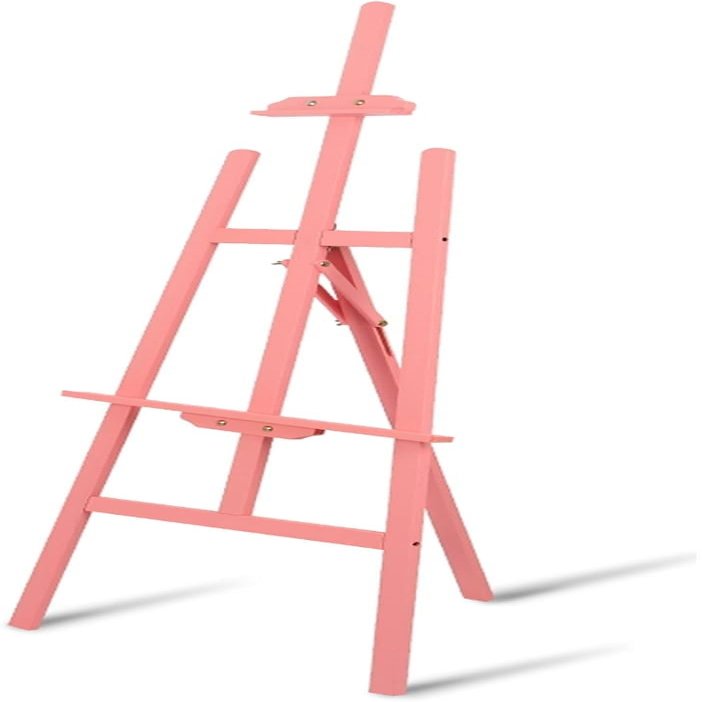 Portable A-Frame Wooden Drawing Board Holder, Adjustable Folding Art Easel for Painting, Sketching, and Displaying - 150CM Height, Ideal for Artists and Students