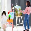 Portable A-Frame Wooden Drawing Board Holder, Adjustable Folding Art Easel for Painting, Sketching, and Displaying - 150CM Height, Ideal for Artists and Students view 3