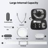 Travel Case for Plaud NotePin S/Plaud NotePin Voice Recorder and Charging Dock Accessories,Shockproof Carrying Bag - Includes Case OnlyBlack view 3