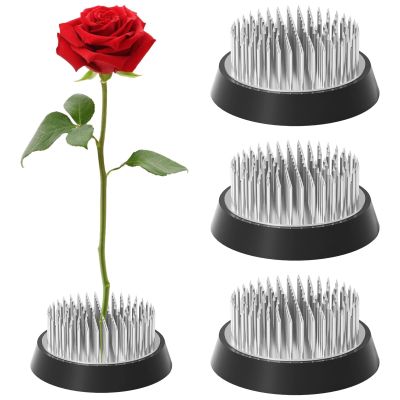 4 Pcs Flower Arrangers, 0.8-Inch Pin Frogs For Flower Holders, Round Floral Fixed Tools