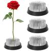 4 Pcs Flower Arrangers, 0.8-Inch Pin Frogs For Flower Holders, Round Floral Fixed Tools view 1