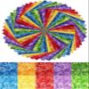 50pcs 12 x 12 inches Multicolor Cotton Fabric Bundle Squares for Quilting Sewing, Precut Fabric Squares for CraftPaisley view 4