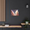 A Prism Tornado Tearing Through a Candy Forest - Matte Canvas Wall Art 24 * 18 Inch - Made in USA view 4