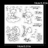 Bears Moons Stars Clear Stamps and Die Cuts Sets for Handmade Card Making Metal Cutting Dies Stencils Scrapbook Kit Embossing Supplies 2024-2025 Seals Template view 2
