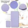 Drydiet 2 Pcs Sewing Machine Muffling Mat Pedal Sewing Mat Reduce Vibrations Noise No Slip Machine Accessories for Quilting (17'' X 36'' and 9'' X 14'',Lavender Purple) view 3