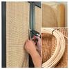 Natural Spline 5/64", 9 oz Round, Ranttan Spline, Cane Webbing, Basket Weaving Supplies, Caning Material Cane Rattan Material Caning for Chairs Furniture Wicker Repair kit, 164 ft Long view 2