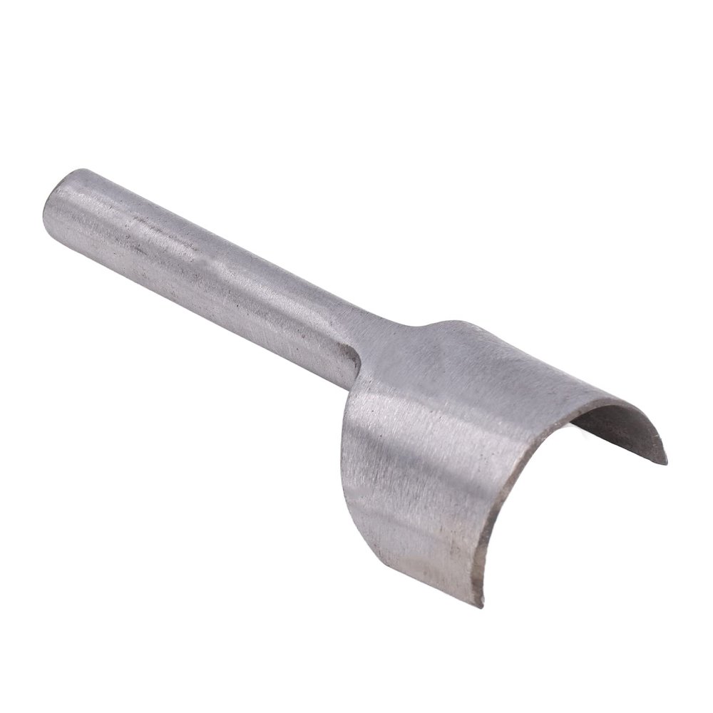 Half Round Cutter Punch Tool Steel Arc Shaped DIY Belt End Punches for Leather Craft Handwork Durable Professional Leatherworking Tools Semicircle Punch 4 Inch (40mm)