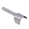 Half Round Cutter Punch Tool Steel Arc Shaped DIY Belt End Punches for Leather Craft Handwork Durable Professional Leatherworking Tools Semicircle Punch 4 Inch (40mm) view 1