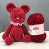 4 Lot/Balls Knitting Crochet Yarn 100g Super Soft Bulky Thick Bella Chenille Wool(90005) view 3
