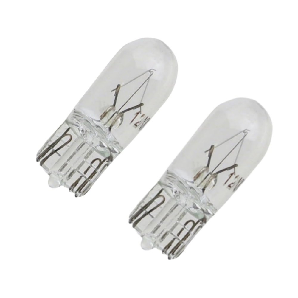(2 PCS) Sewing Machine Push in Clear Light Bulb (12V/ 5W) fits for Brother Baby Lock Singer Elna -Replace XA2037001, XA2037051, 479001, 479001-10