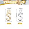 YELARXI Letter Charm A-Z Initial Alphabet Pendant Alloy Capital Charm, Fit for Jewelry Making Bracelets DIY Necklace - S (100 Pack, Bright Silver/Dark Gold) view 2