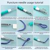 Punch Needle kit for Beginners Playful Bunny Ears Cute Bunny Embroidery Set, Punch Stitching kit for Adults, Needle Punch Kits for Adults view 3
