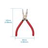 Carbon Steel Jewelry Pliers Flat Nose Plier Making Tools(135x79x10mm) view 2