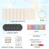 Punch Needle Coaster Kit 6 Patterns Sun Floral Tufted Rug Pads, DIY Needle Punch Coaster Kit for Adults Beginners with Adhesive Felt Yarns Embroidery Hoop Tools Instruction view 3