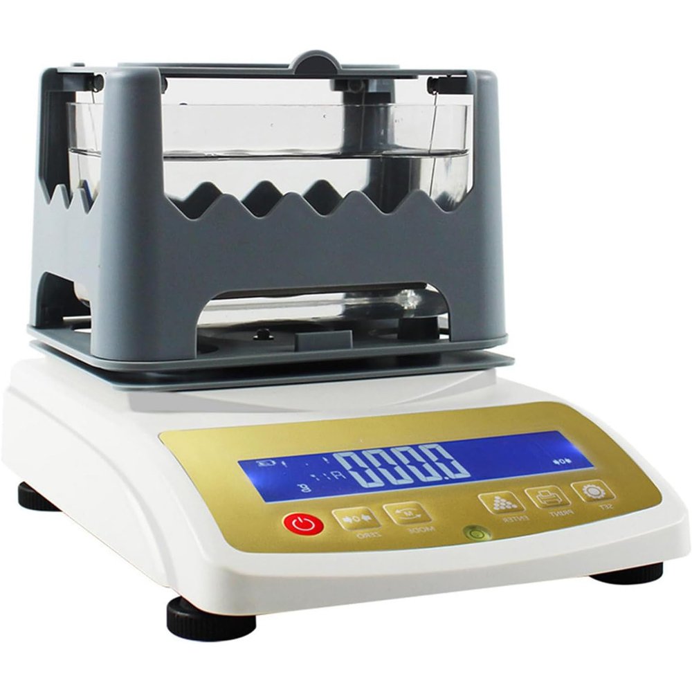 Gold Purity Analyser & Density Meter - Authenticity Tester for Gold, Silver, Platinum, Palladium - High Precision 600K Precious Metal Densimeter