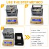 Gold Purity Analyzer & Precious Metal Tester - Accurate Karat & Density Meter for Gold, Silver, Platinum - 0.01g Resolution, 200K Range, Professional Quality view 2