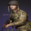 Alpine Miniatures 1/16 WW2 American 101st Airborne Division Screaming Eagles Soldier Resin Kit AM16032 (People) view 4
