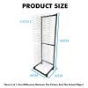 20/40-Tier Art Drying Rack,Mobile Metal Art Storage Rack,Stack Rack for Drawing and More,with Removable Shelves,for Sketches Drawings Gallery(40-Tier) view 2