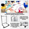 20/40-Tier Art Drying Rack,Mobile Metal Art Storage Rack,Stack Rack for Drawing and More,with Removable Shelves,for Sketches Drawings Gallery(40-Tier) view 3