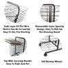 20/40-Tier Art Drying Rack,Mobile Metal Art Storage Rack,Stack Rack for Drawing and More,with Removable Shelves,for Sketches Drawings Gallery(40-Tier) view 4